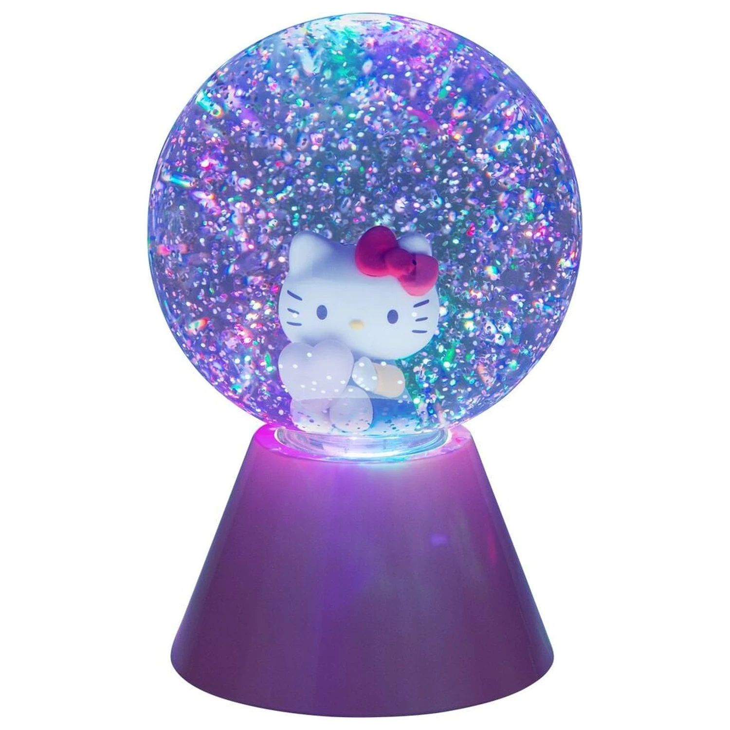 Hello Kitty Glitzer LED Lampe Produktfoto
