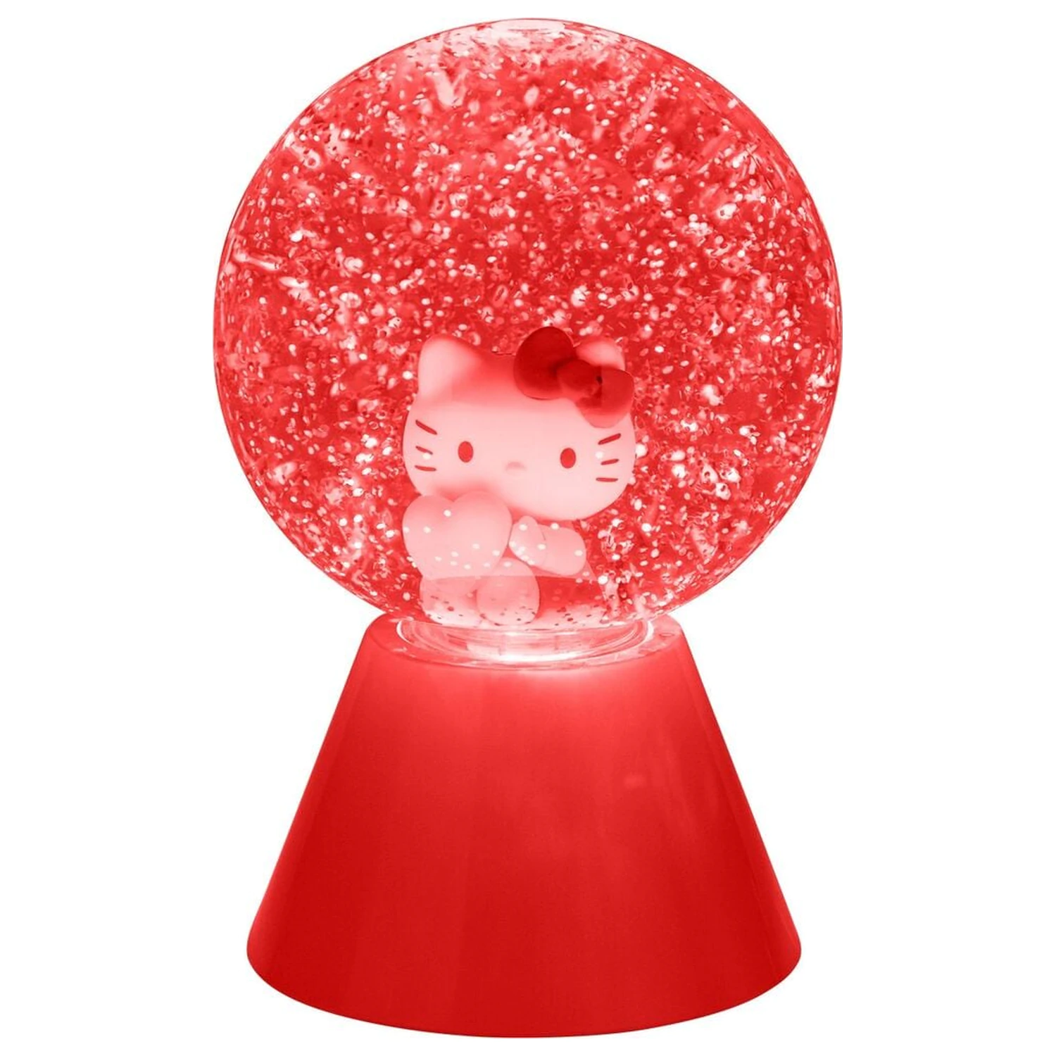 Hello Kitty Glitzer LED Lampe Produktfoto