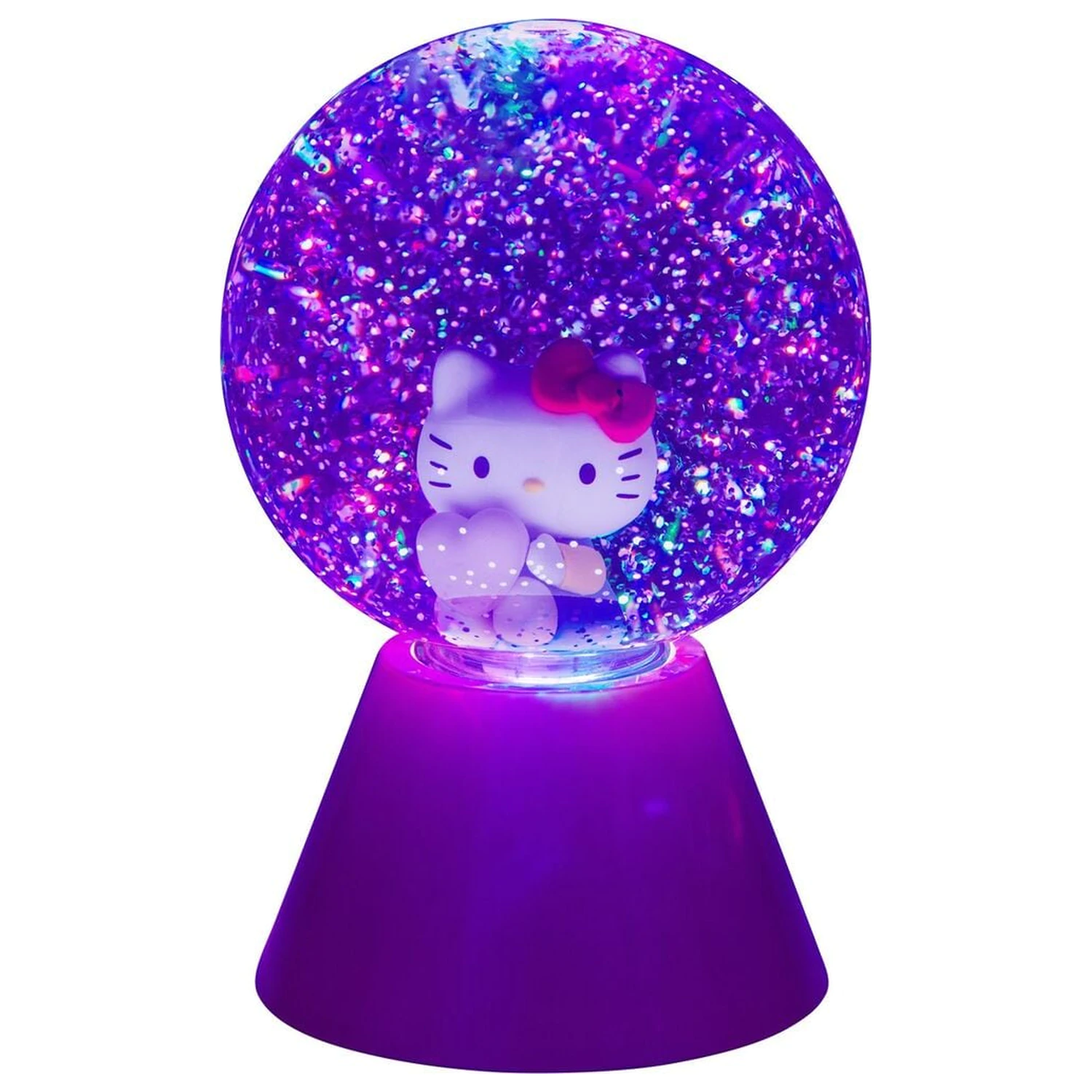 Hello Kitty Glitzer LED Lampe Produktfoto