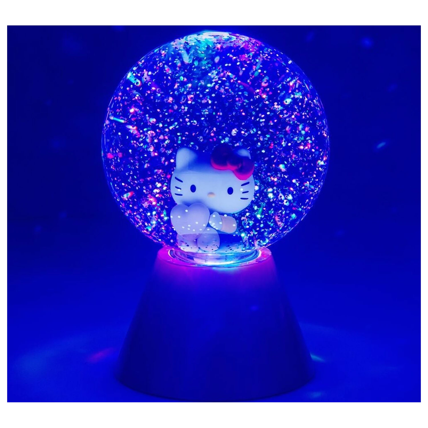 Hello Kitty Glitzer LED Lampe Produktfoto