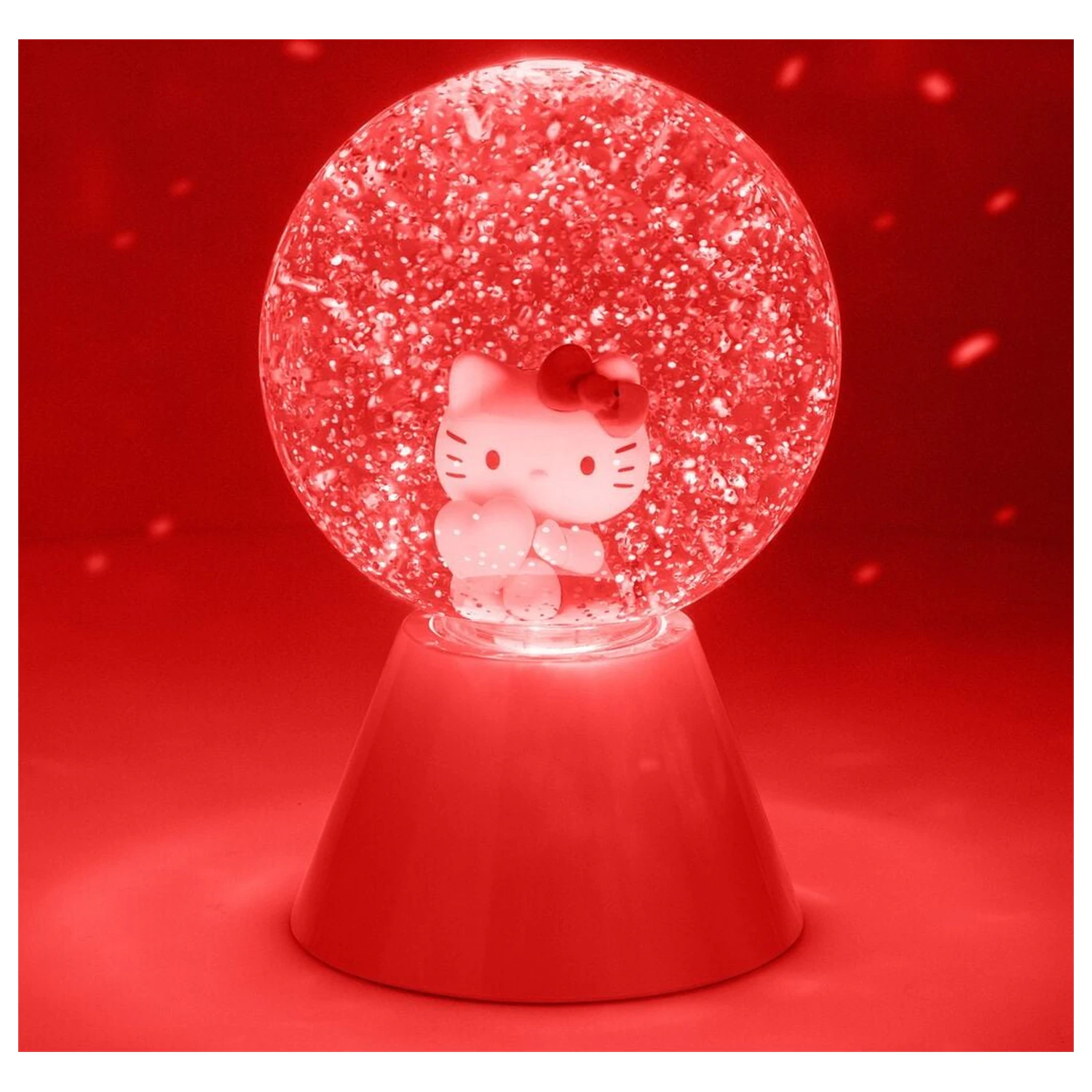Hello Kitty Glitzer LED Lampe Produktfoto