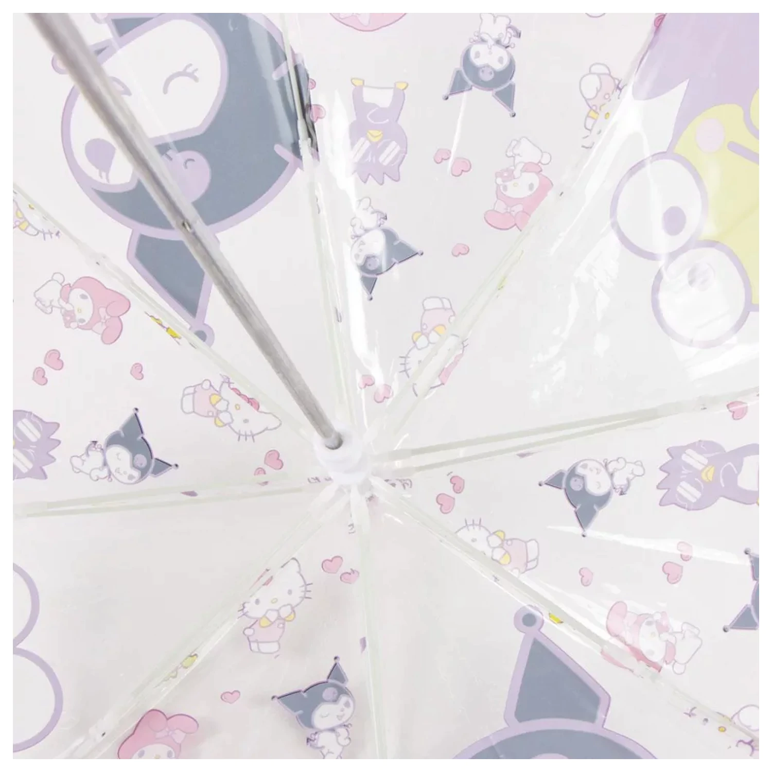 Hello Kitty Happy Friends Kinder Transparenter Regenschirm Produktfoto