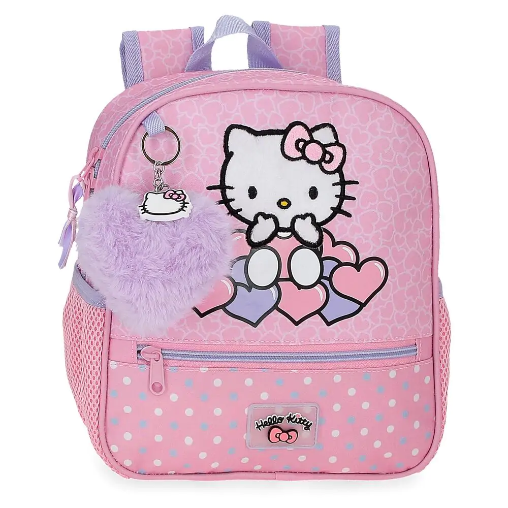 Hello Kitty Hearts & Dots anpassbarer Rucksack 25cm Produktfoto