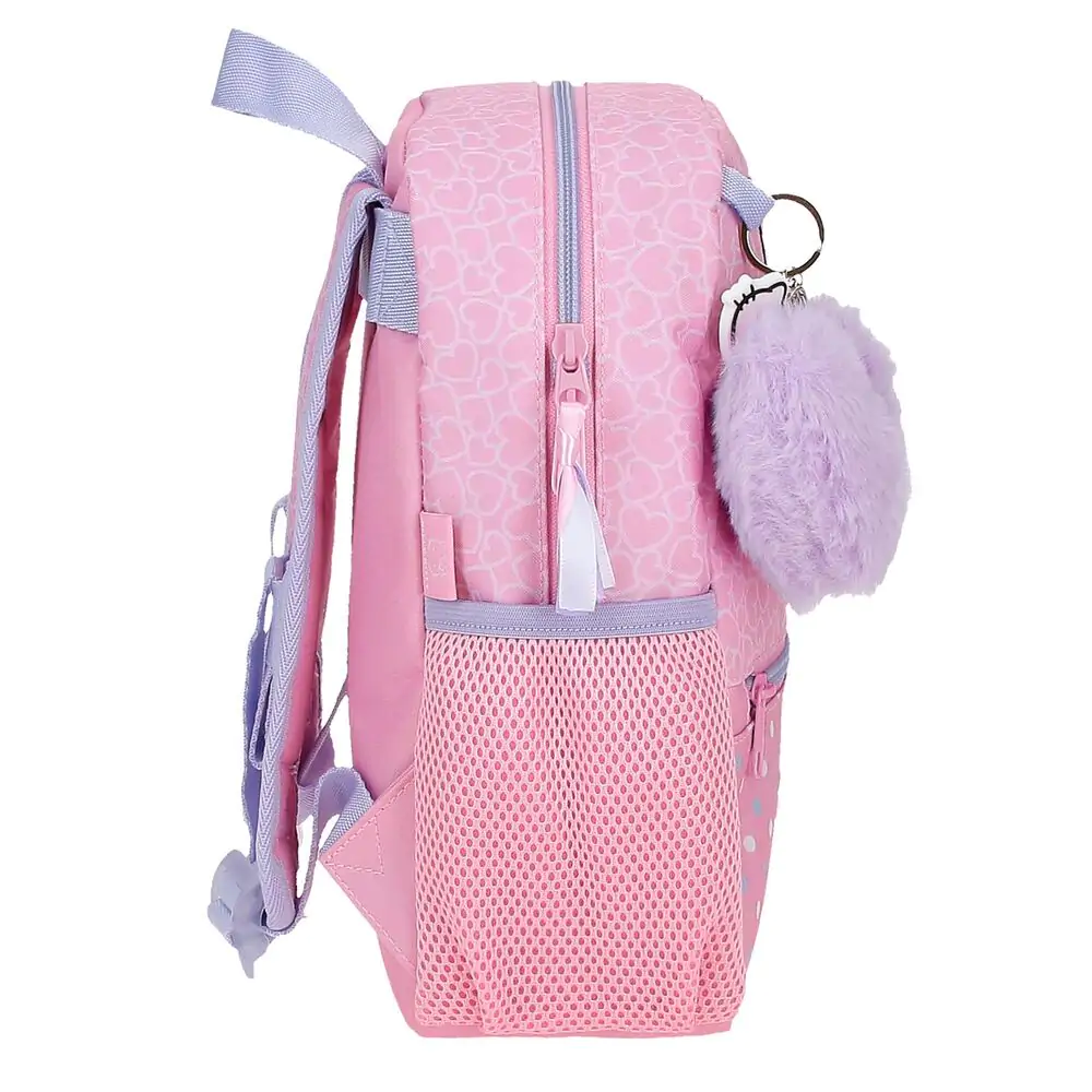 Hello Kitty Hearts & Dots anpassbarer Rucksack 28cm Produktfoto