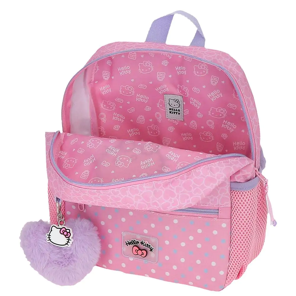 Hello Kitty Hearts & Dots Rucksack 28cm Produktfoto