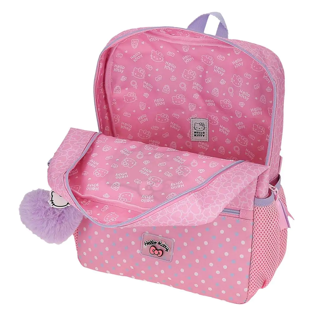 Hello Kitty Hearts & Dots Rucksack 33cm Produktfoto