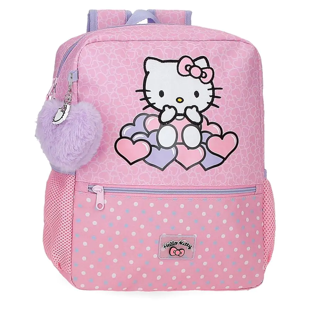 Hello Kitty Hearts & Dots anpassbarer Rucksack 33cm Produktfoto