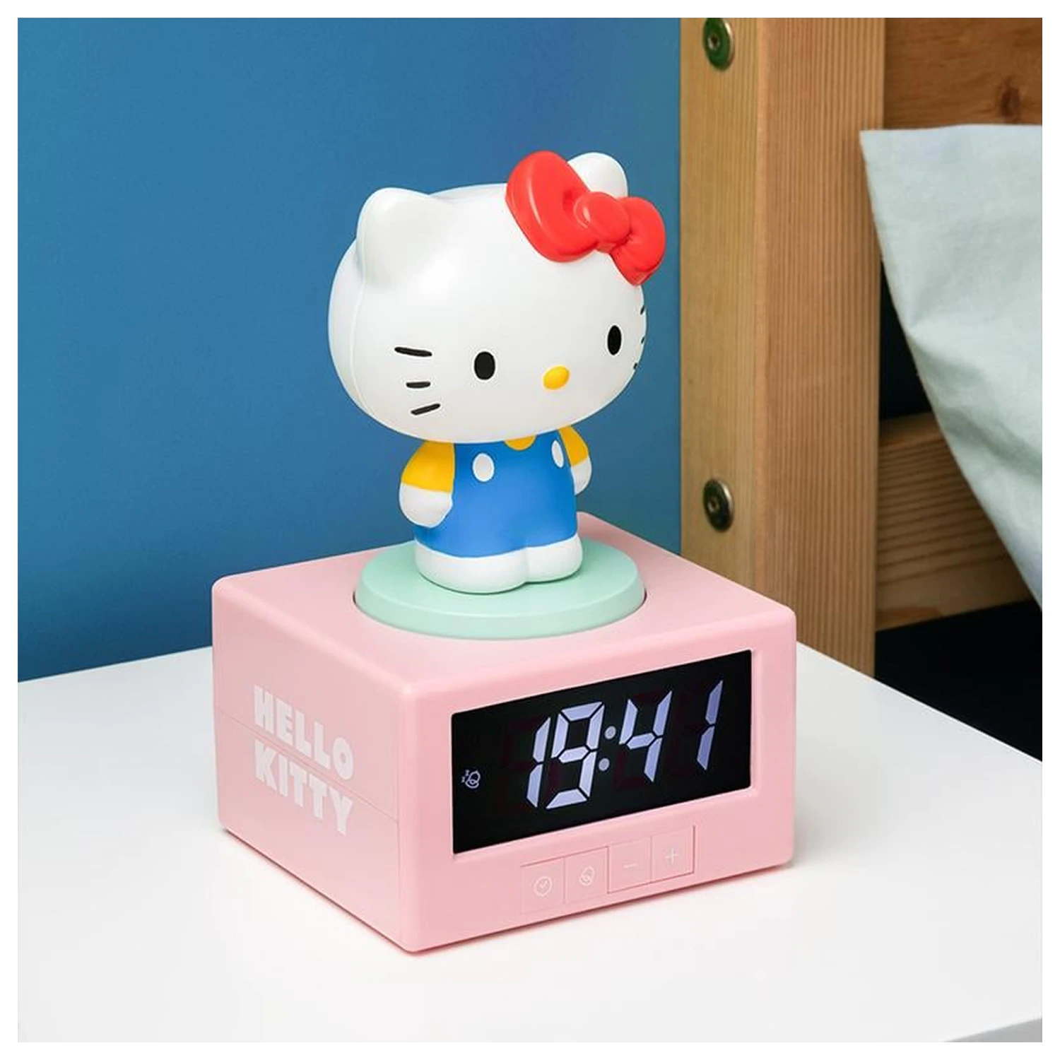 Hello Kitty Icon Lampe Wecker 12 cm Produktfoto