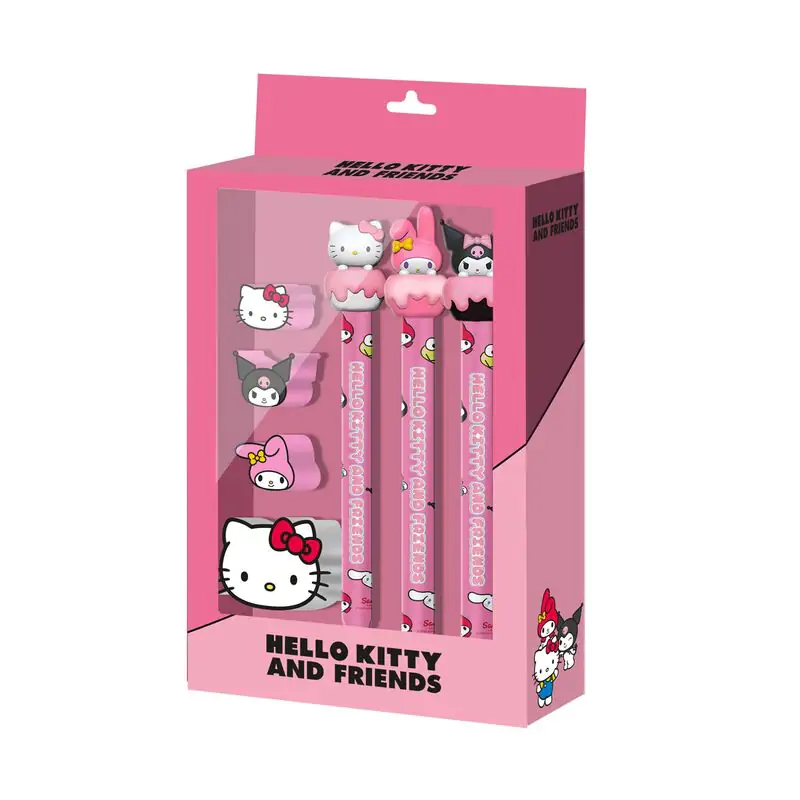 Hello Kitty Schreibwaren Set Produktfoto