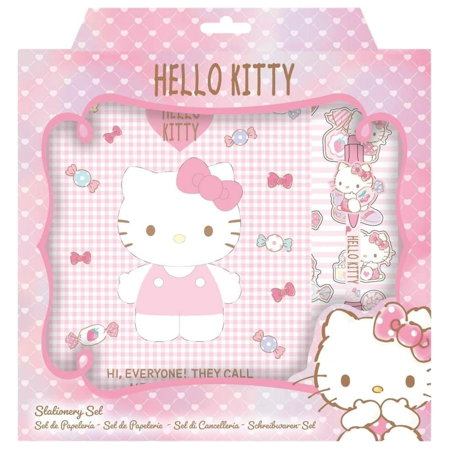 Hello Kitty Schreibwaren-Set Produktfoto