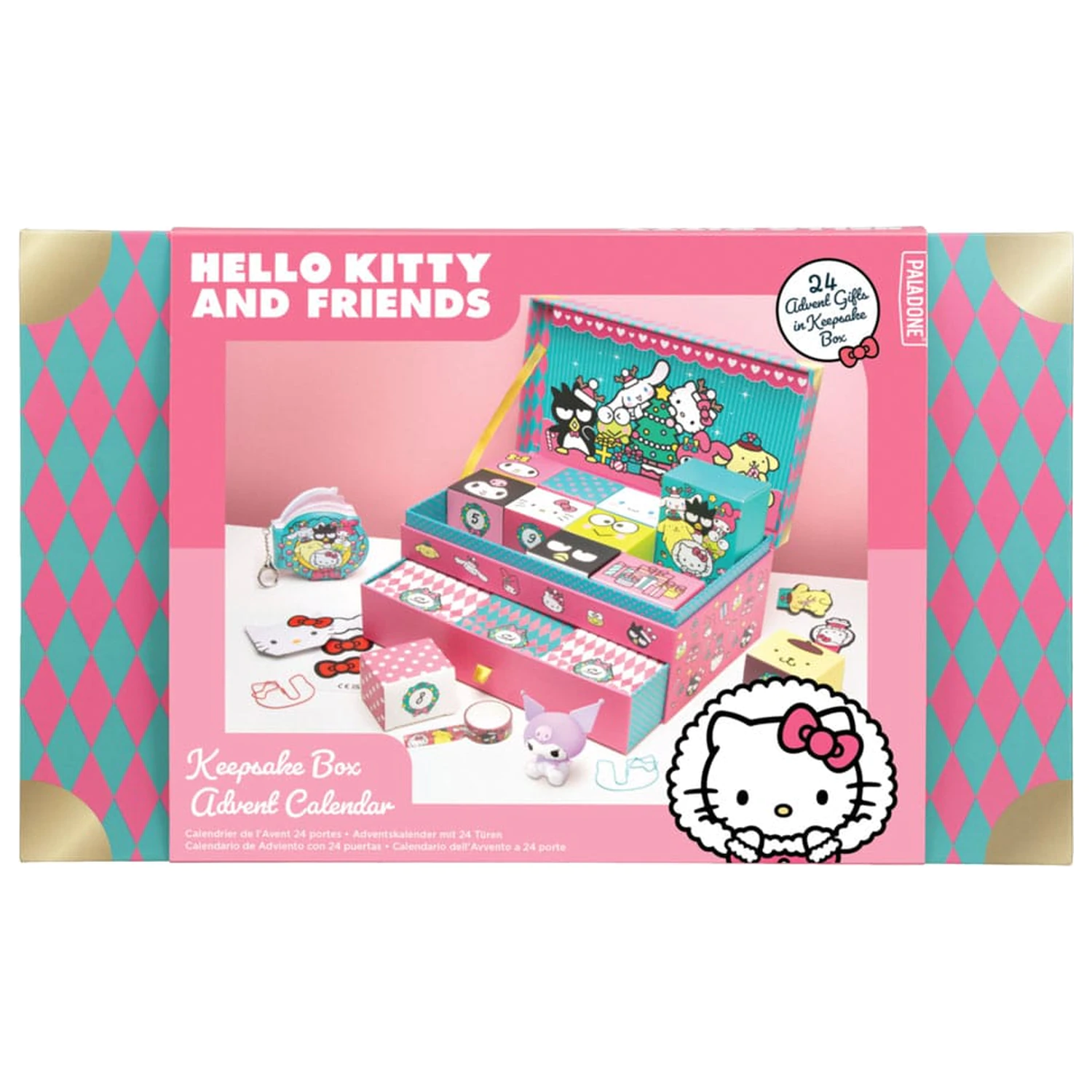 Hello Kitty Adventskalender Andenkenbox Produktfoto