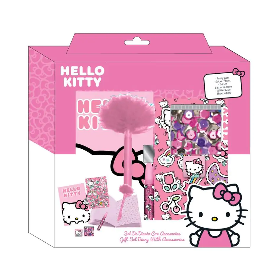 Hello Kitty Tagebuch Set Produktfoto