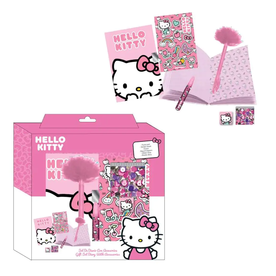 Hello Kitty Tagebuch Set Produktfoto