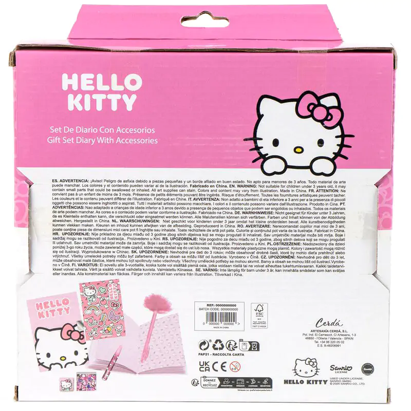 Hello Kitty Tagebuch Set Produktfoto