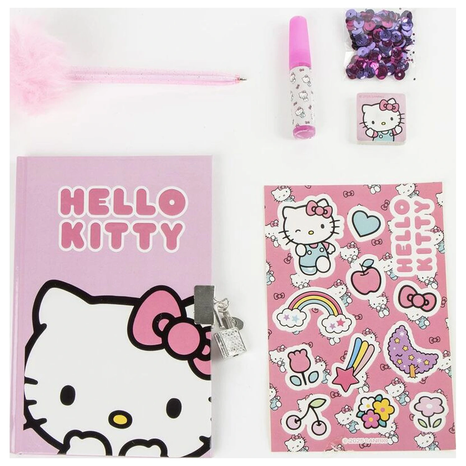 Hello Kitty Tagebuch Set Produktfoto