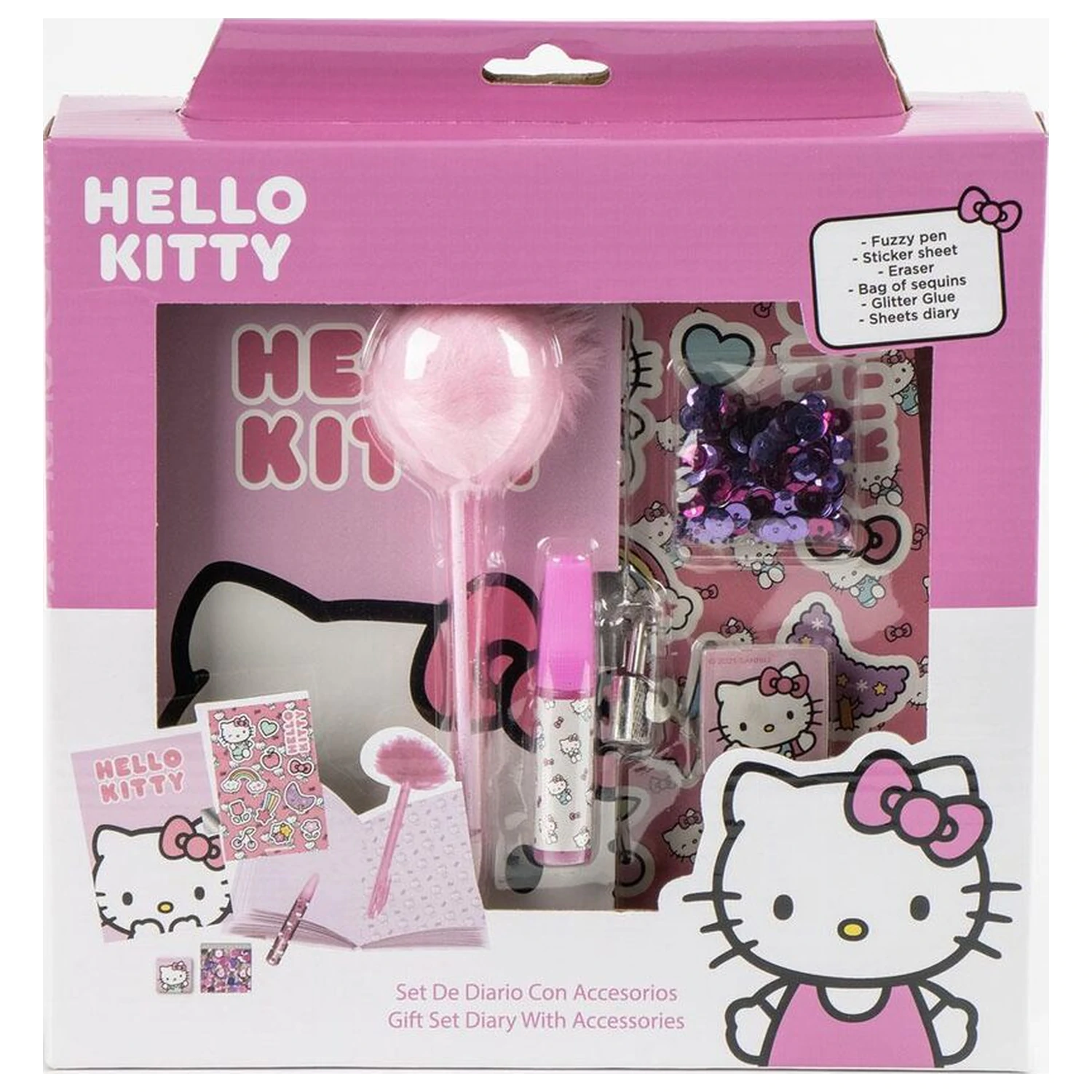 Hello Kitty Tagebuch Set Produktfoto