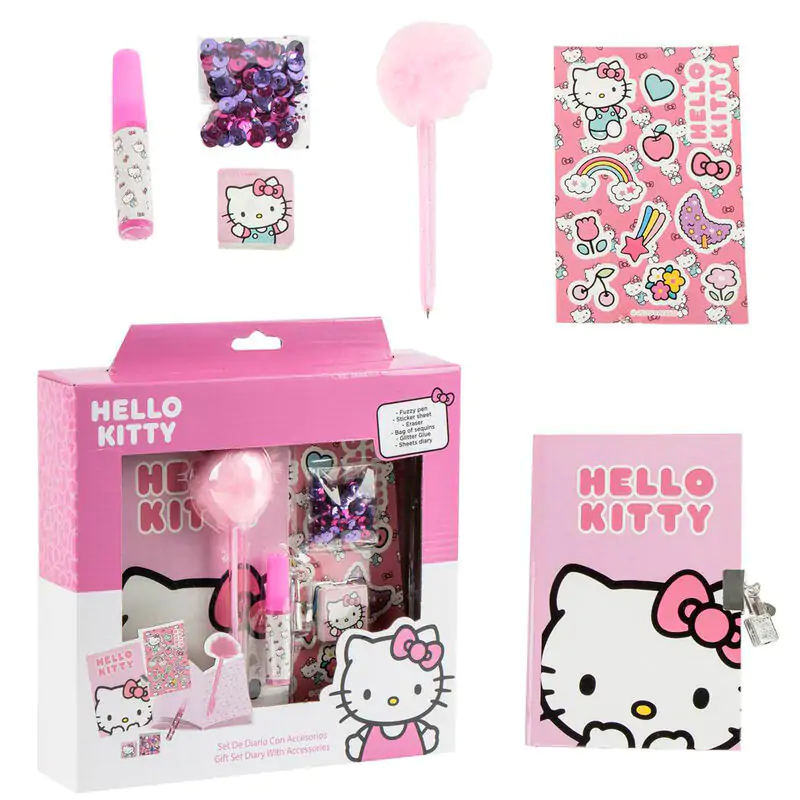Hello Kitty Tagebuch Set Produktfoto
