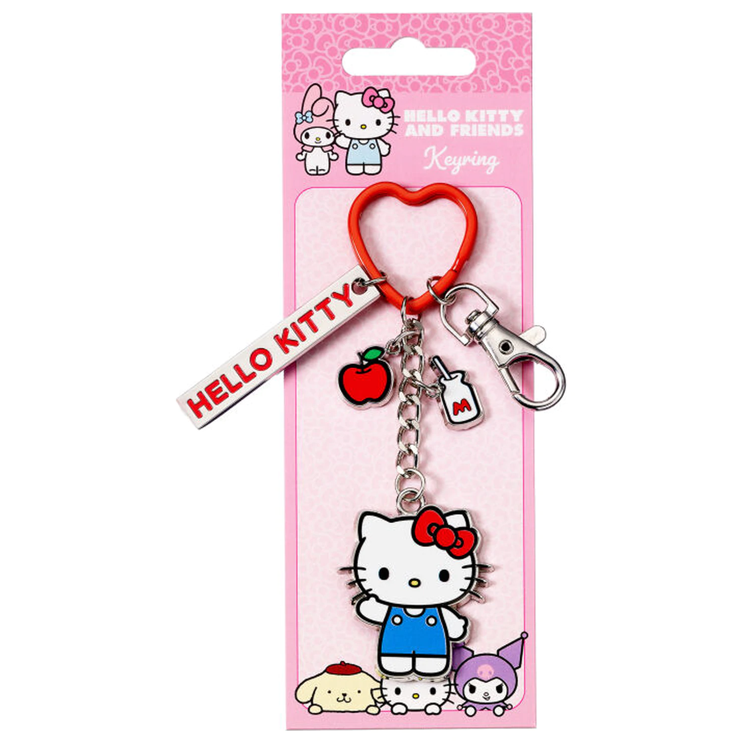 Hello Kitty Schlüsselanhänger mit Hello Kitty Anhängern Produktfoto