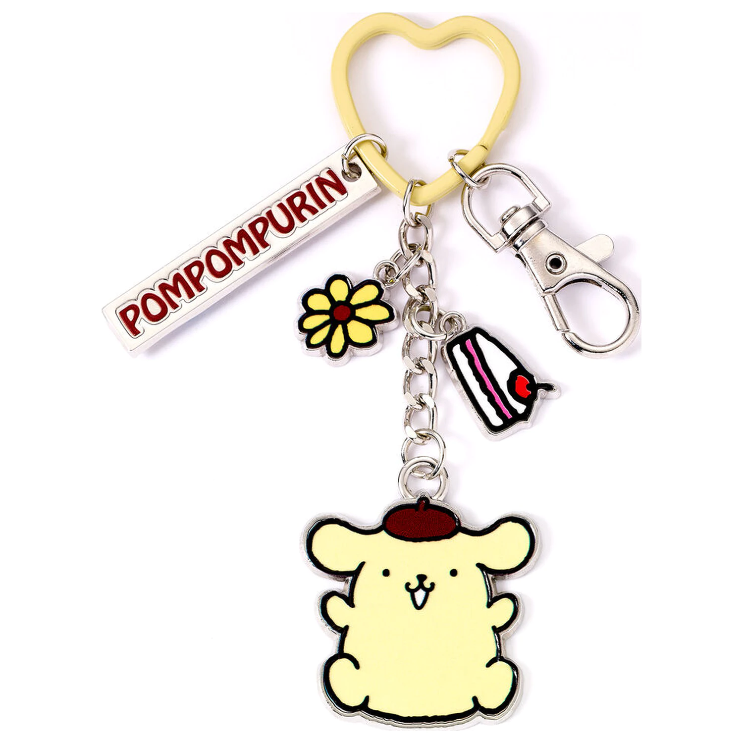 Hello Kitty Schlüsselanhänger mit Pompompurin Charms Produktfoto