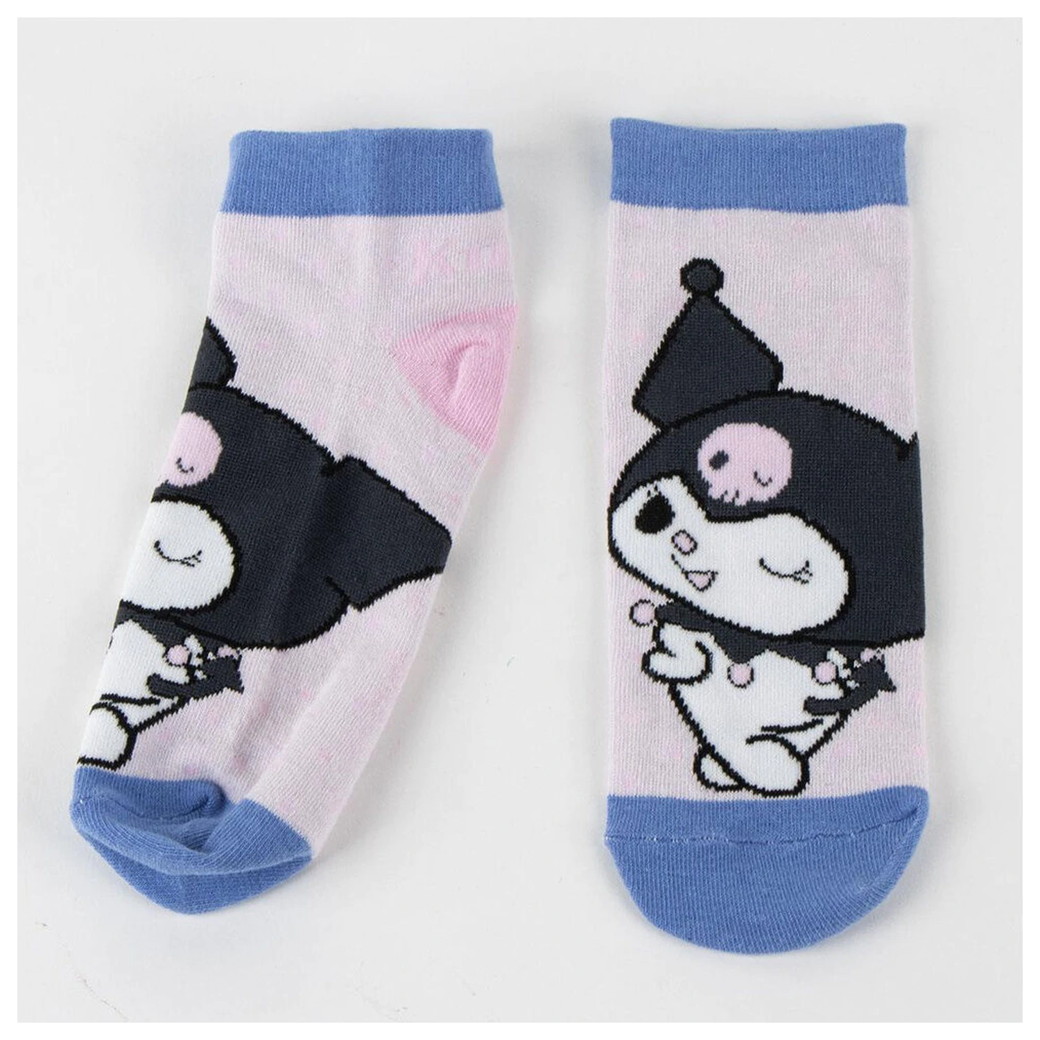 Hello Kitty Kuromi Erwachsenen-Set 2 Paar Socken Produktfoto