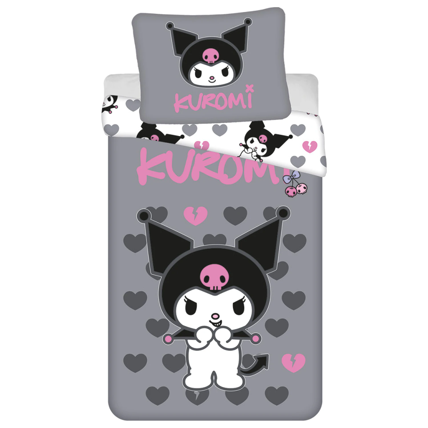 Hello Kitty Kuromi Bettbezug Produktfoto