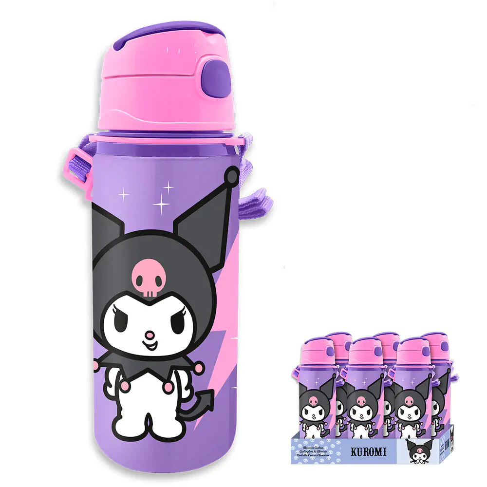 Hello Kitty Kuromi Aluminiumflasche 600ml Produktfoto