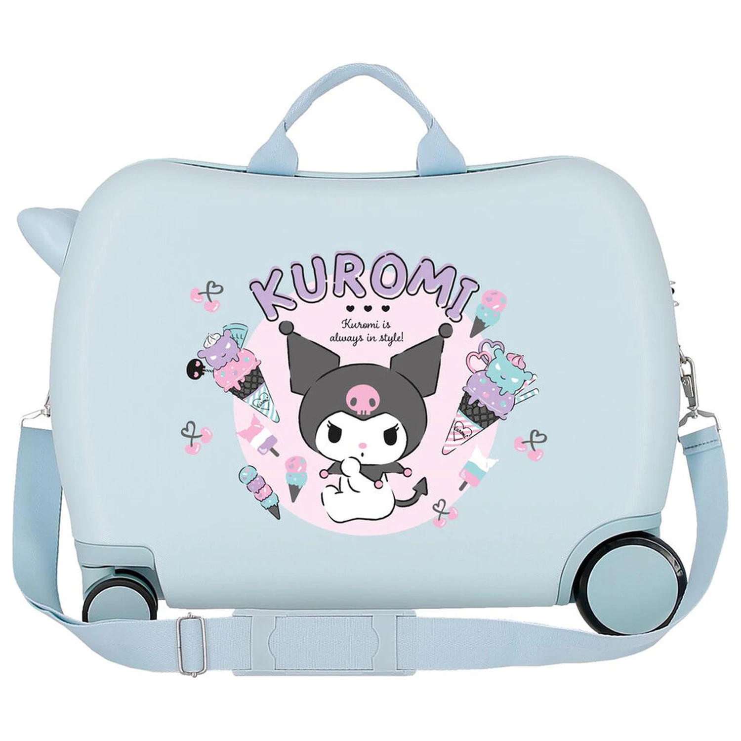 Hello Kitty Kuromi Always In Style ABS Trolleykoffer 50cm Produktfoto