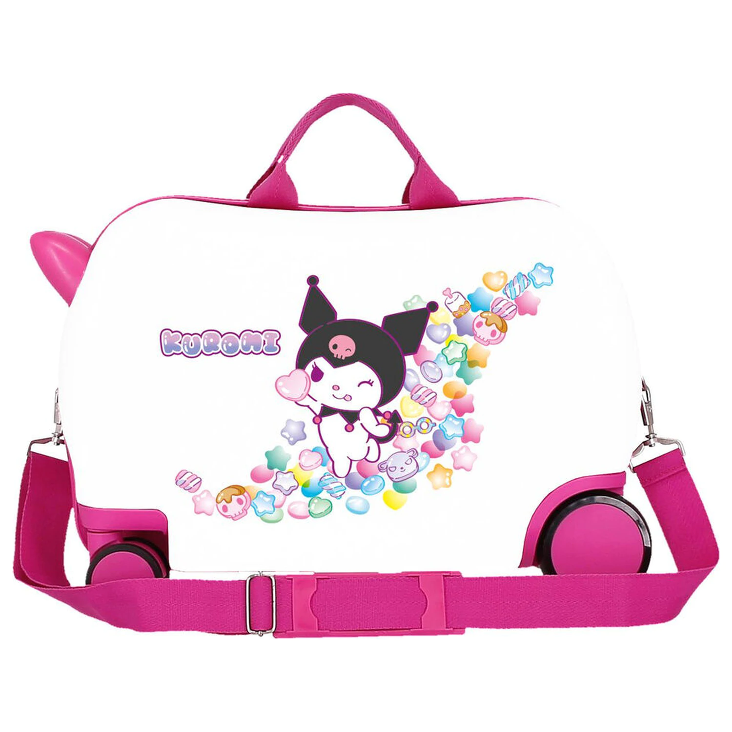 Hello Kitty Kuromi Bonbons ABS Trolley Koffer 45cm Produktfoto