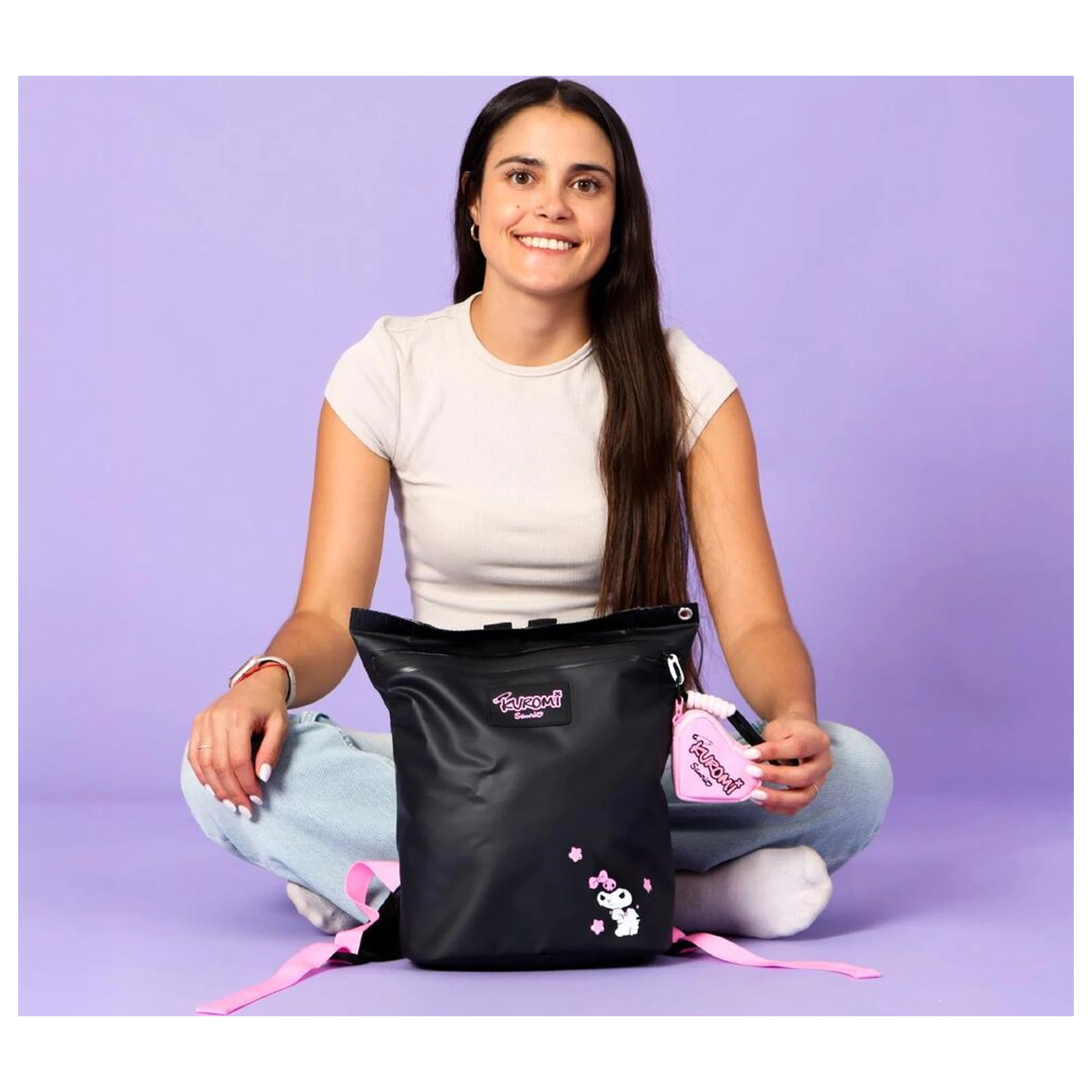 Hello Kitty Kuromi casual Rucksack 33cm Produktfoto