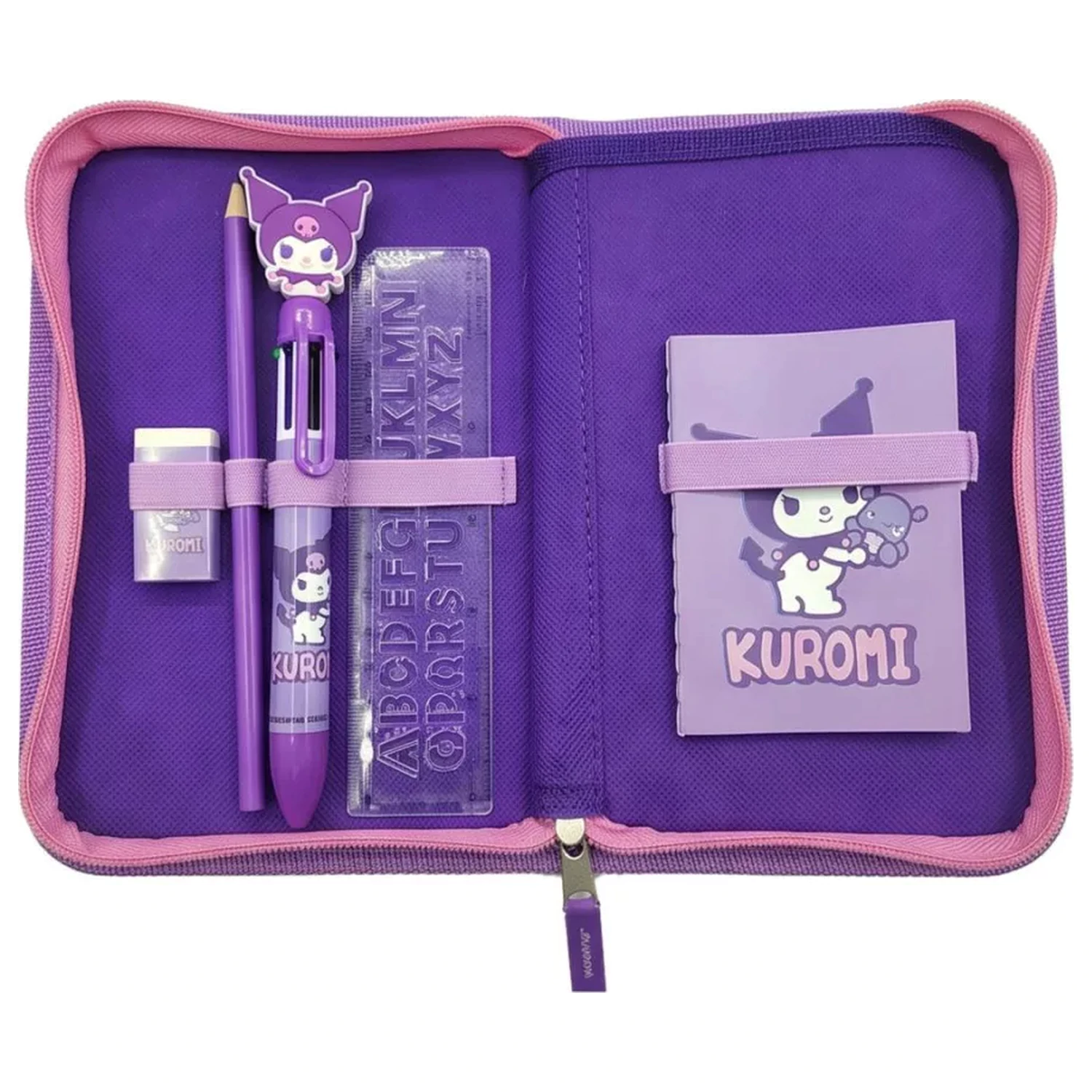 Hello Kitty Kuromi Doppel Bleistiftmappe Produktfoto