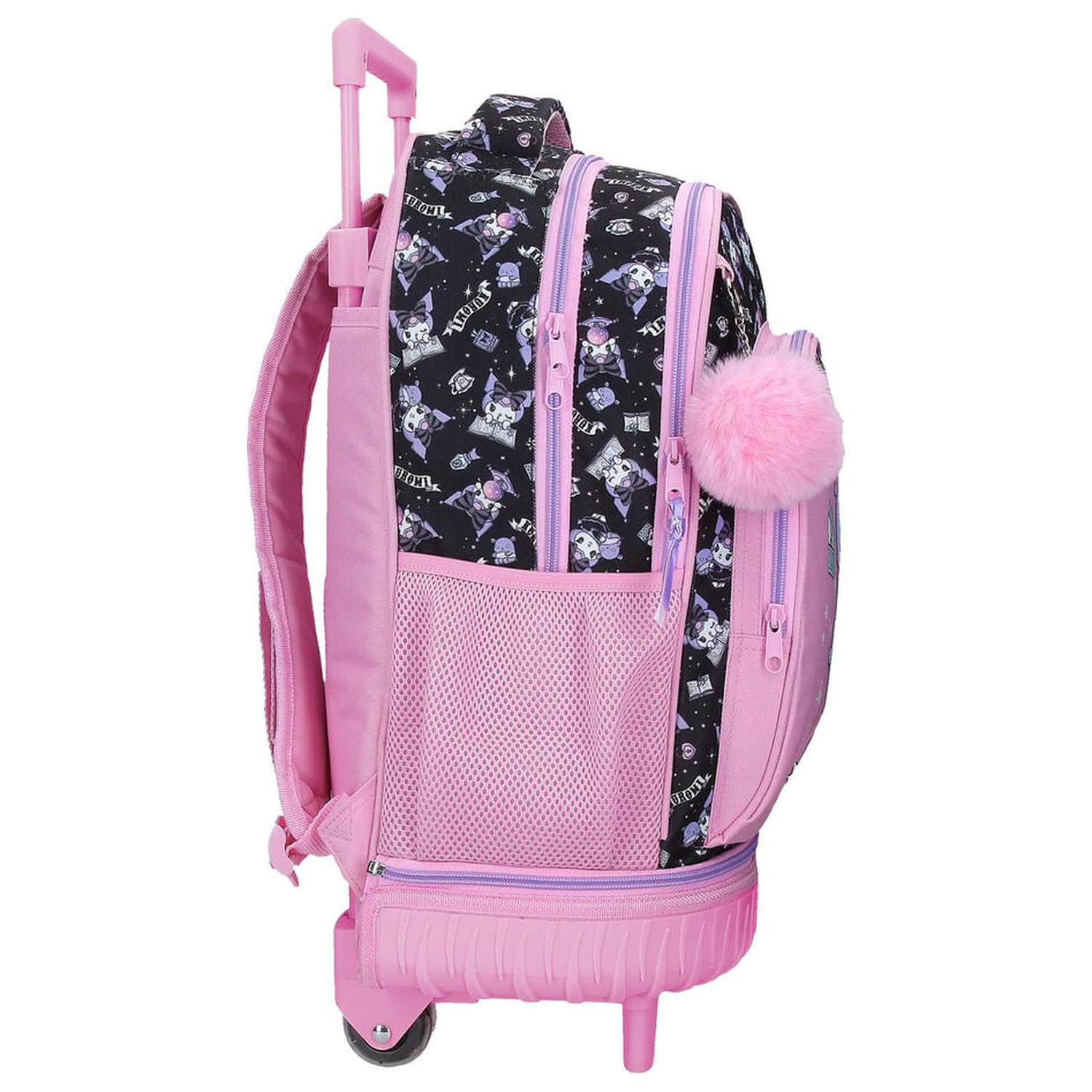 Hello Kitty Kuromi Fortune Telling ausziehbarer kompakter Trolley 43cm Produktfoto