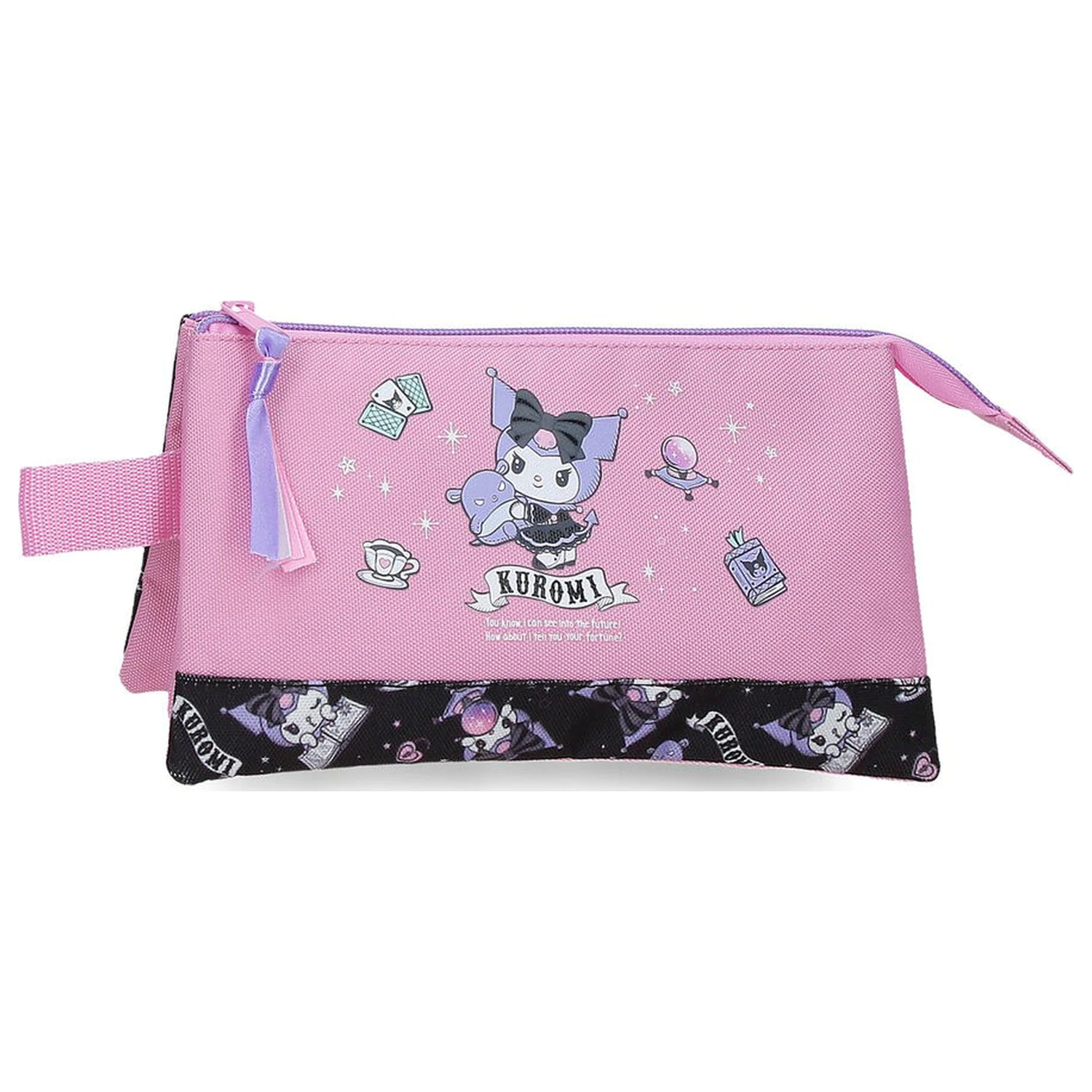 Hello Kitty Kuromi Wahrsagerei Dreifach-Federmäppchen Produktfoto