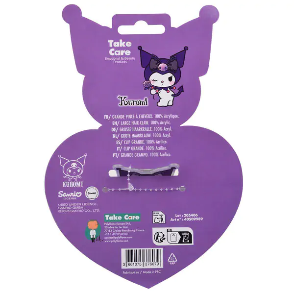Hello Kitty Kuromi Premium Haarspange Produktfoto