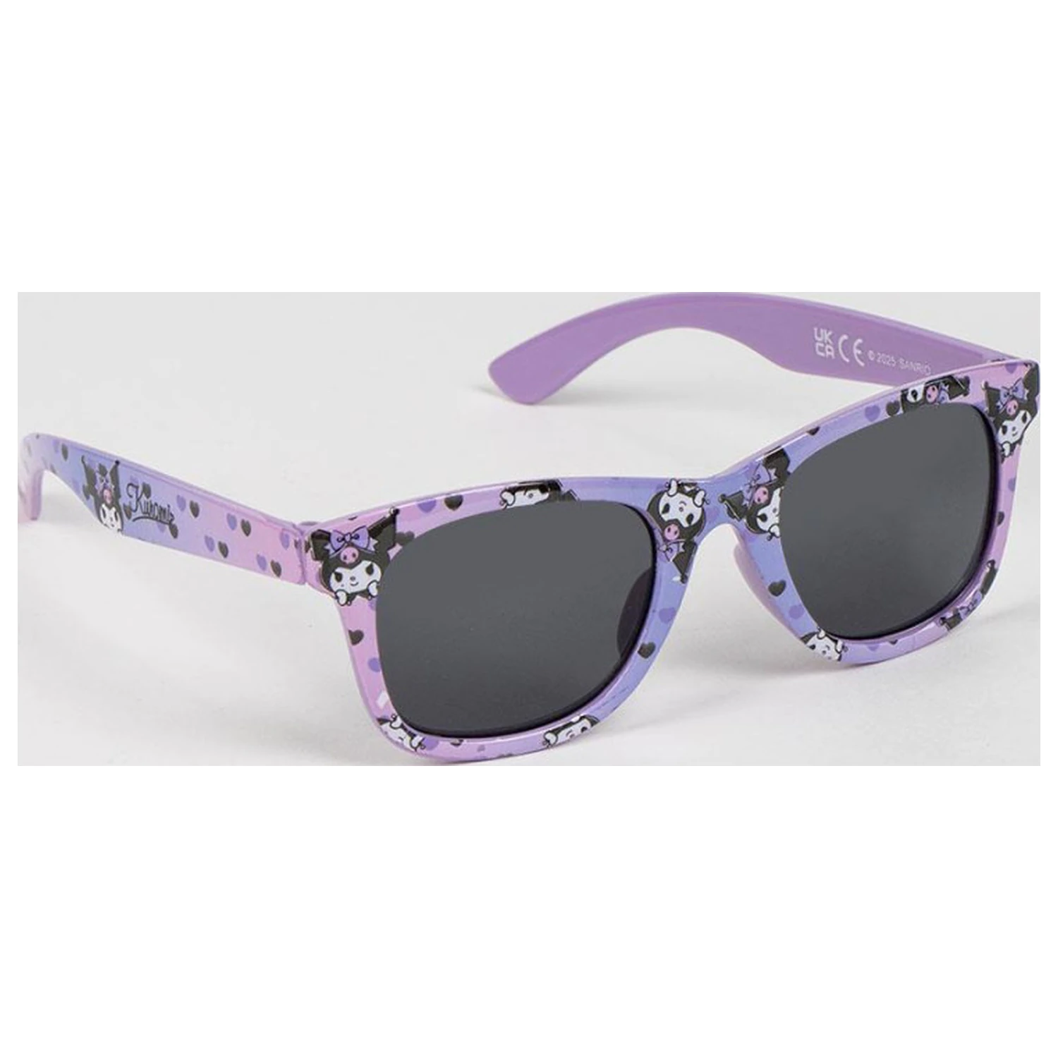 Hello Kitty Kuromi Herz Sonnenbrille in Hülle Produktfoto