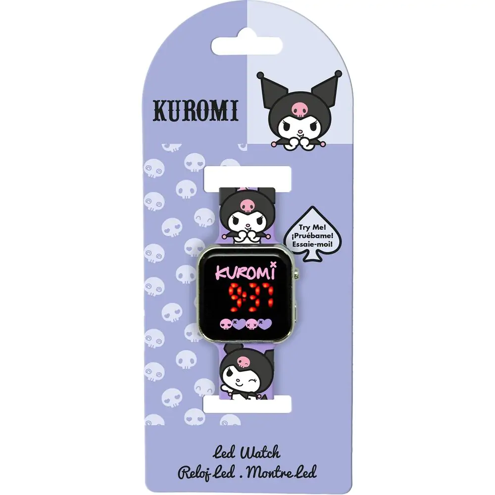 Hello Kitty Kuromi LED-Armbanduhr Produktfoto