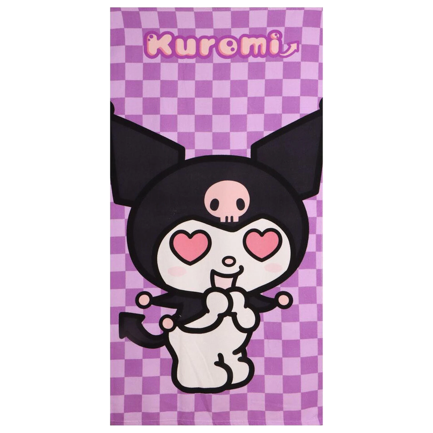 Hello Kitty Kuromi Mikrofaser Strandtuch Produktfoto