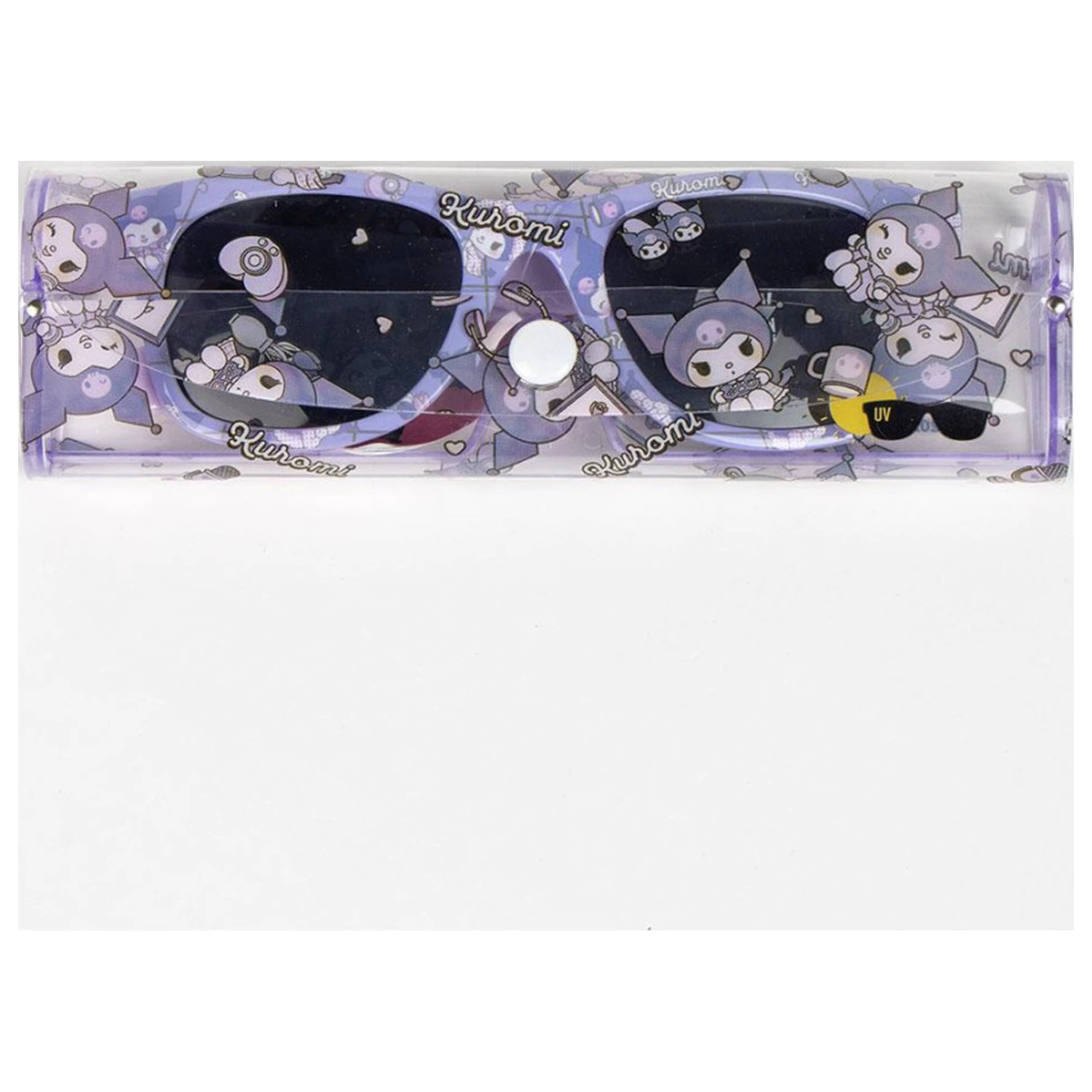 Hello Kitty Kuromi Sonnenbrille in Hülle Produktfoto
