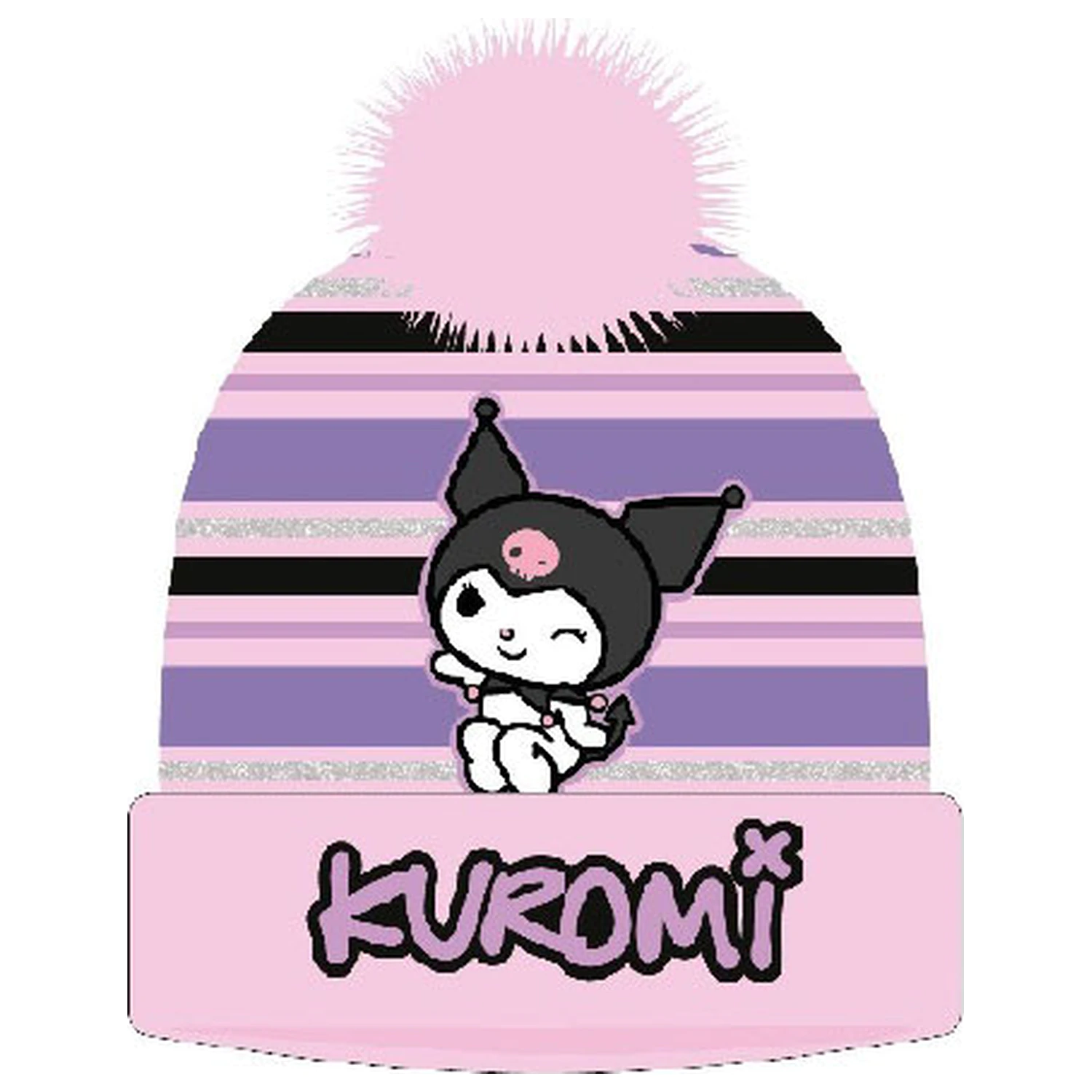 Hello Kitty Kuromi Pink Kinderhut Produktfoto