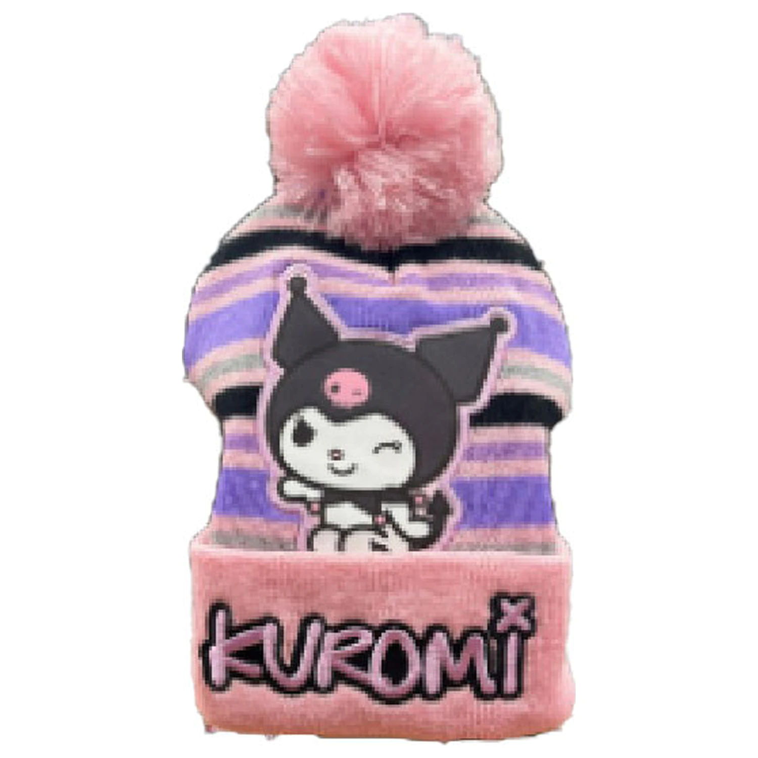 Hello Kitty Kuromi Pink Kinderhut Produktfoto