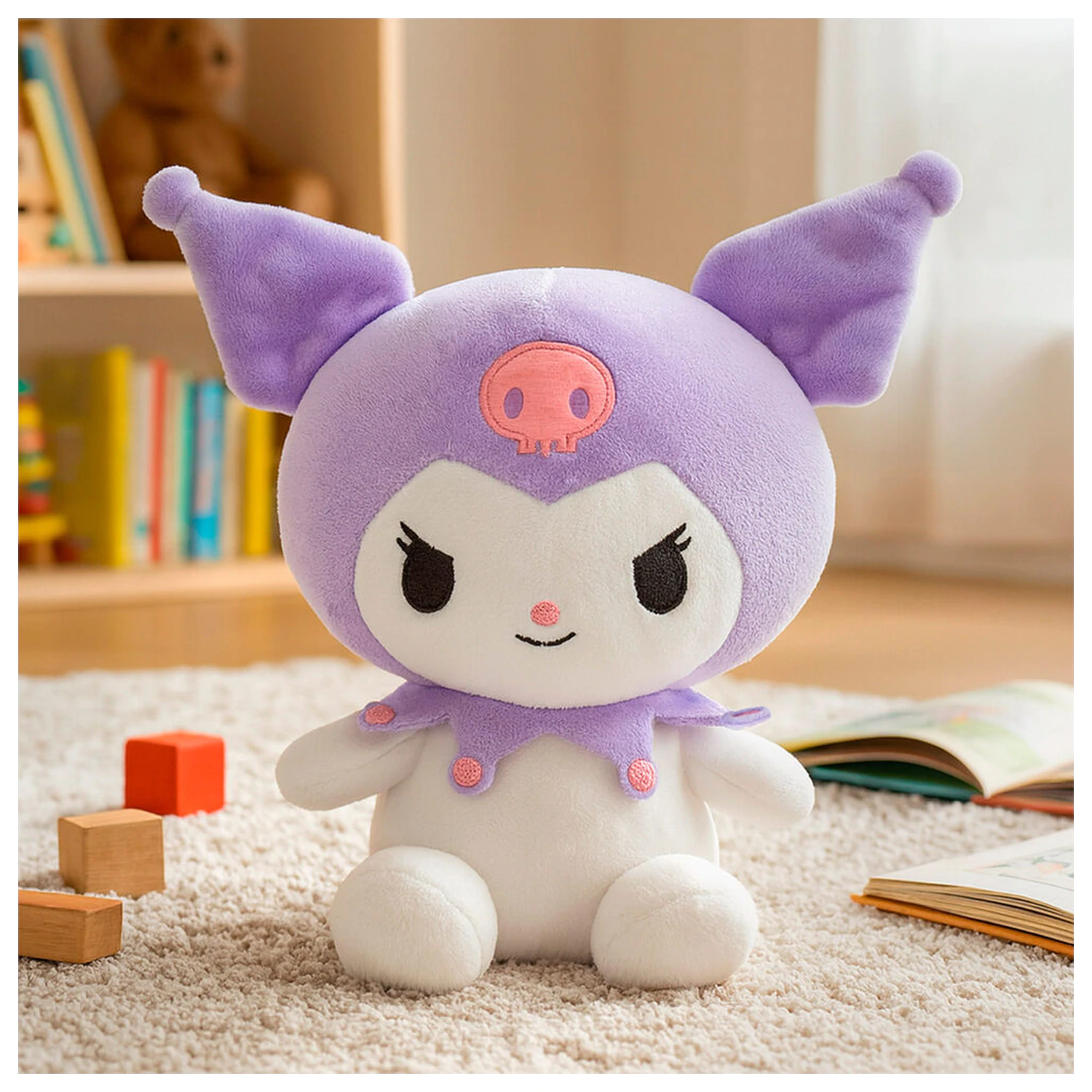 Hello Kitty Kuromi Plüschtier 19,5 cm Produktfoto