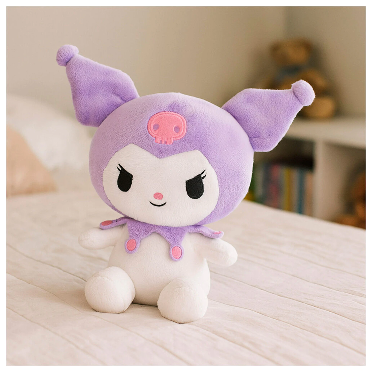 Hello Kitty Kuromi Plüschtier 19,5 cm Produktfoto