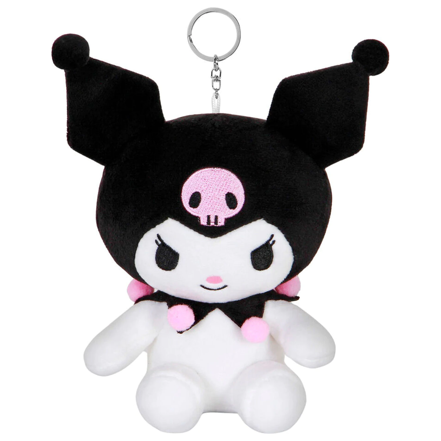 Hello Kitty Kuromi Plüsch Schlüsselanhänger 10cm Produktfoto