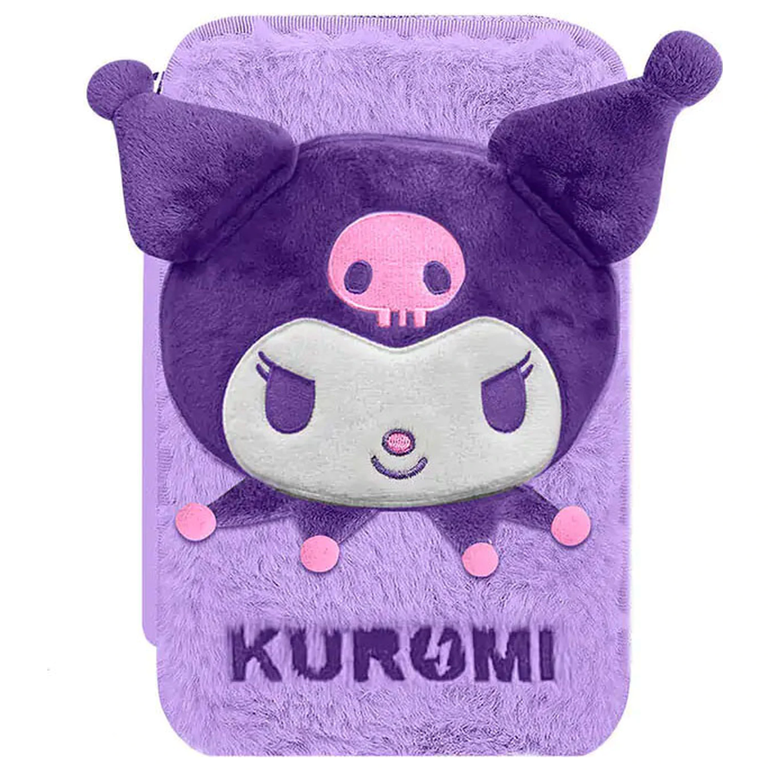 Hello Kitty und Kuromi Plüsch Zweistöckig gefülltes Federmäppchen Produktfoto