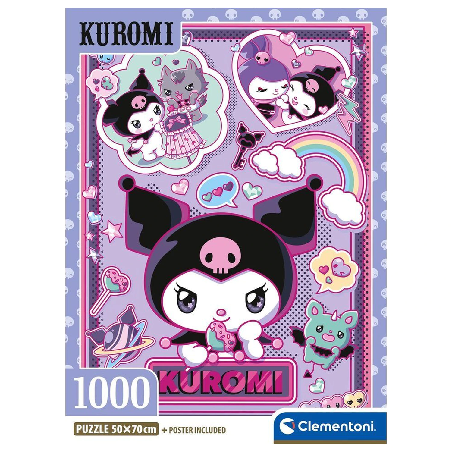Hello Kitty Kuromi Puzzle 1000 Teile Produktfoto