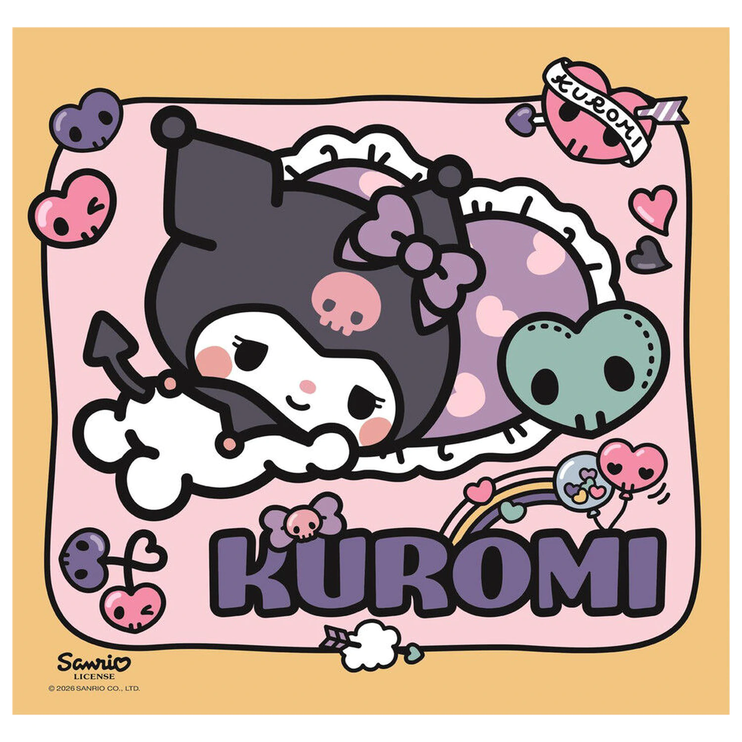 Hello Kitty Kuromi Puzzle 3x48 Teile Produktfoto