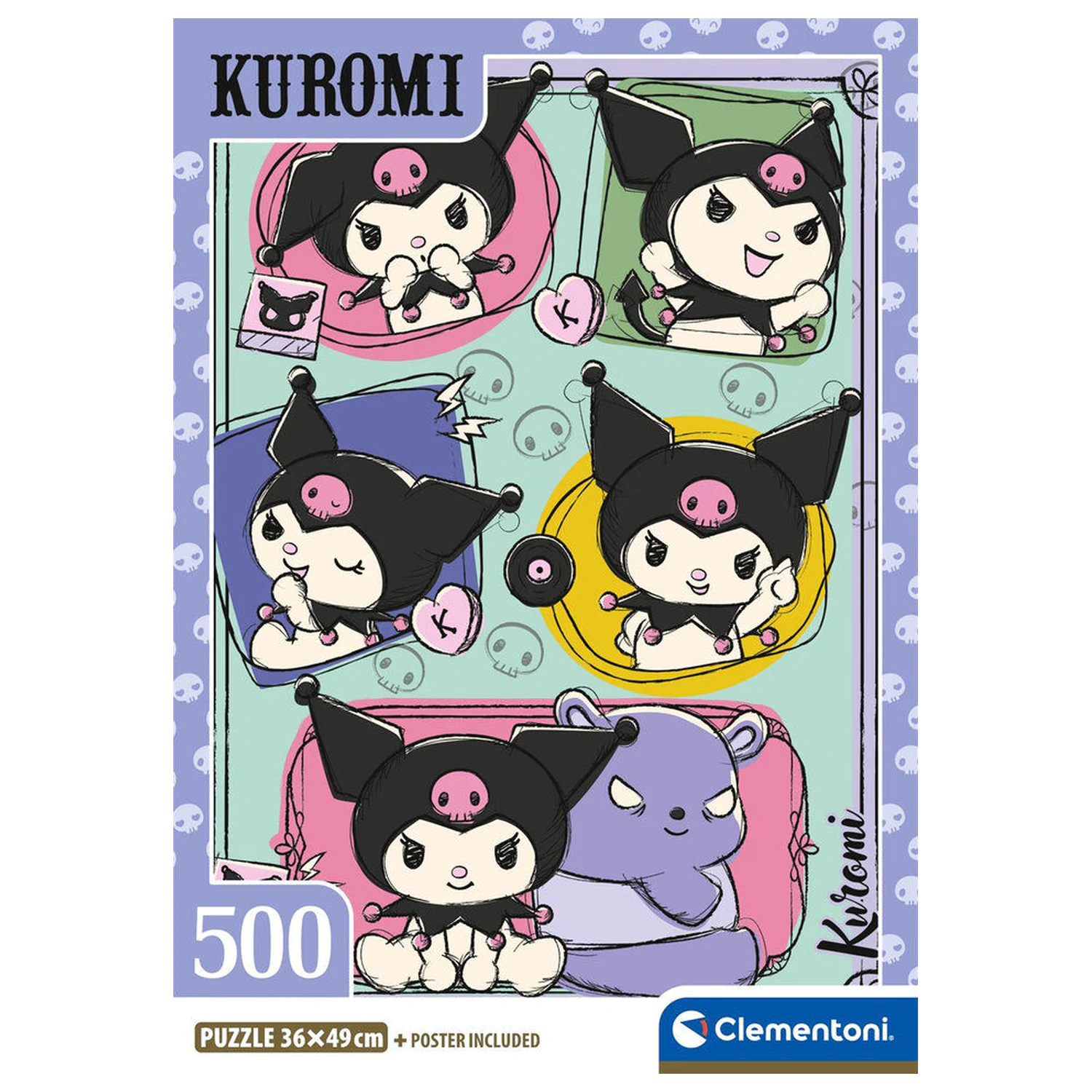 Hello Kitty Kuromi Puzzle 500 Teile Produktfoto