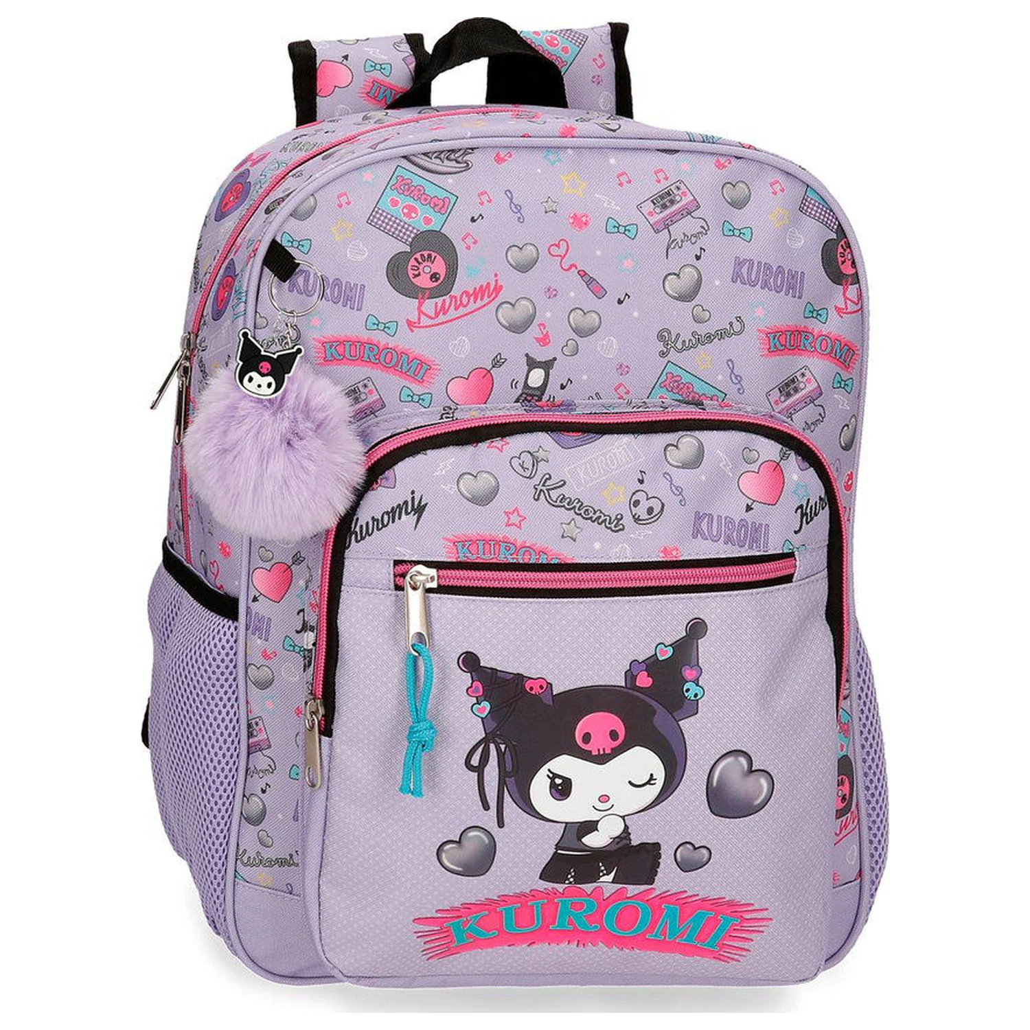 Hello Kitty Kuromi Retropop anpassbarer Rucksack 38cm Produktfoto