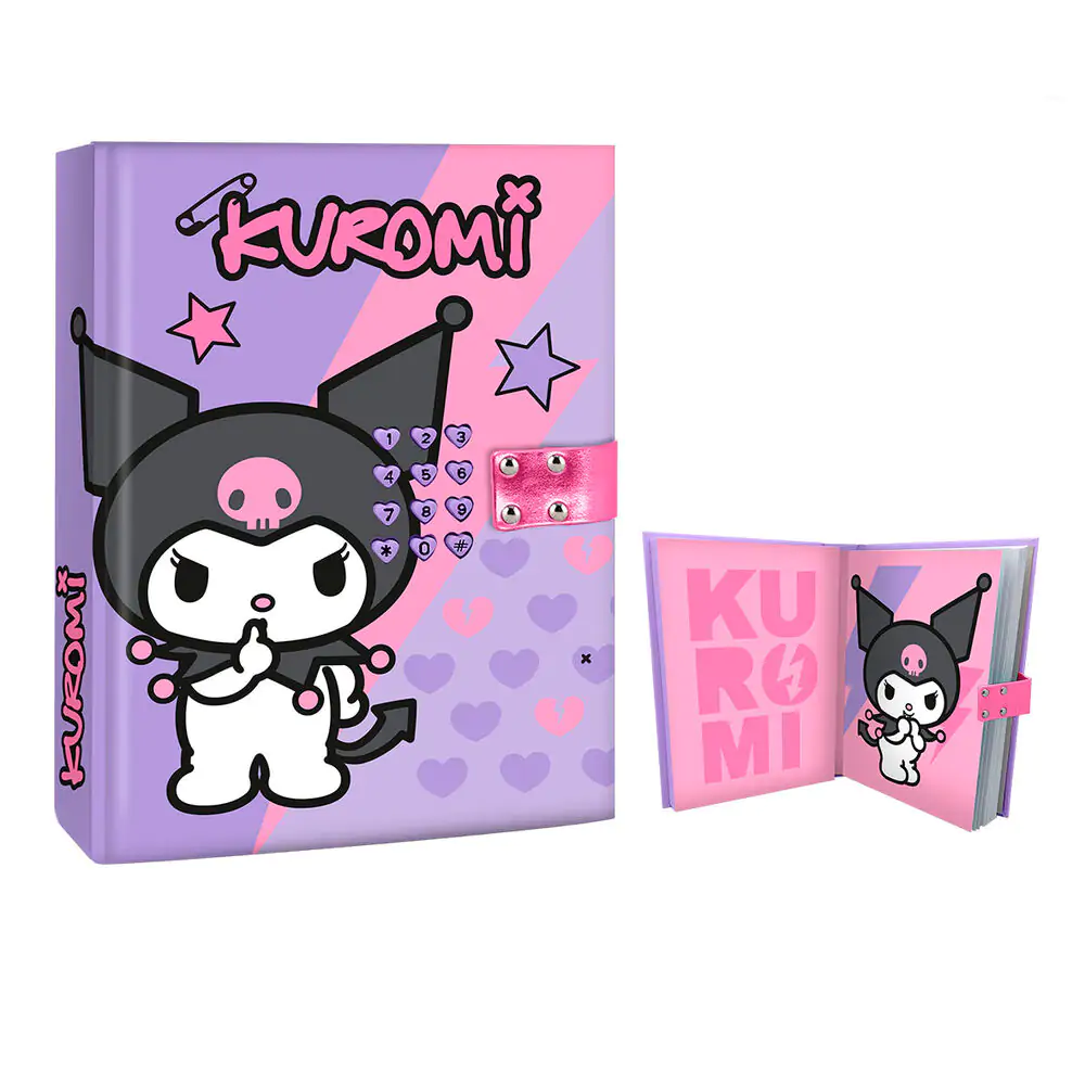 Hello Kitty Kuromi Secret Geheimnis Tagebuch Produktfoto
