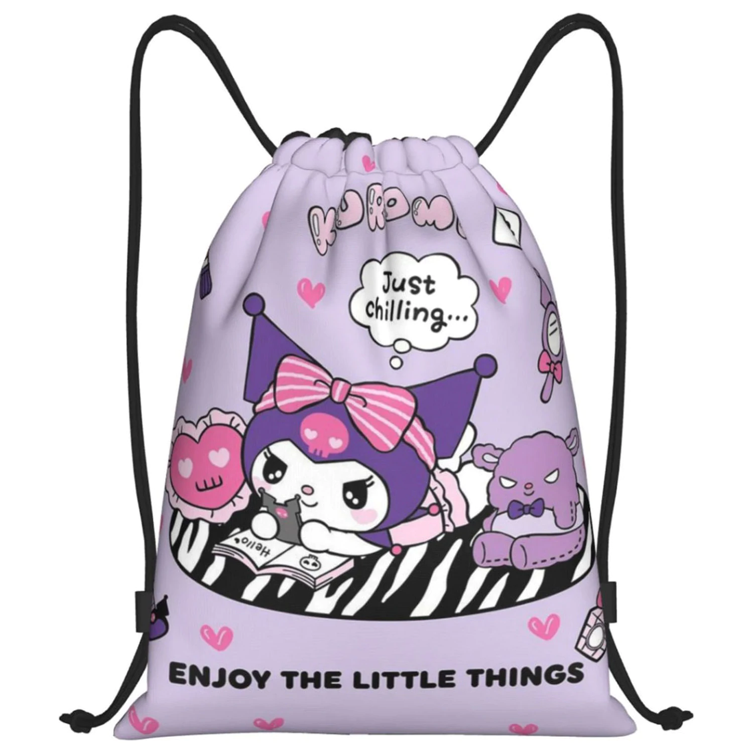 Hello Kitty Kuromi Sporttasche, Gymbag 40 cm Produktfoto