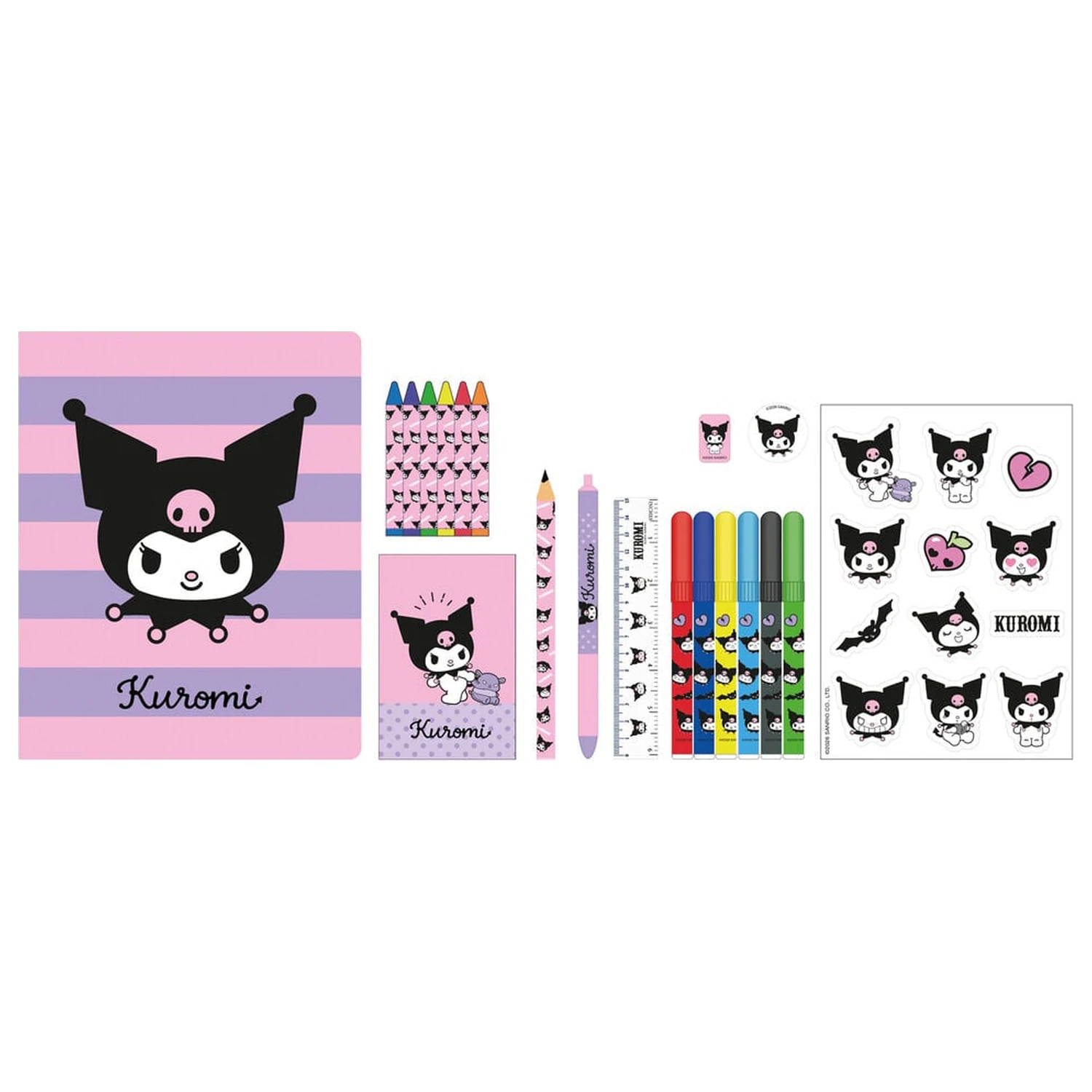 Hello Kitty Kuromi Aktivitätsset 31-teilig Produktfoto
